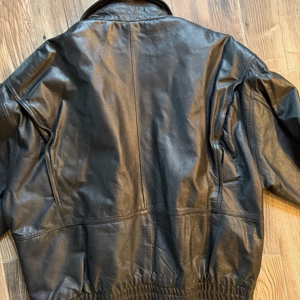 Men's Black Leather Jacket